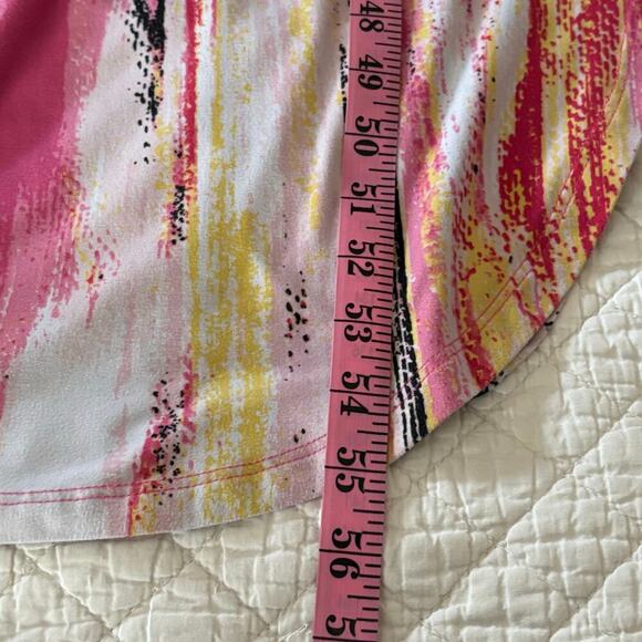 URBANAGE Vibrant Lounge Dress Sz 1X Dramatic Hippie Retro 70s Lagen Look Relaxed - Picture 6 of 8